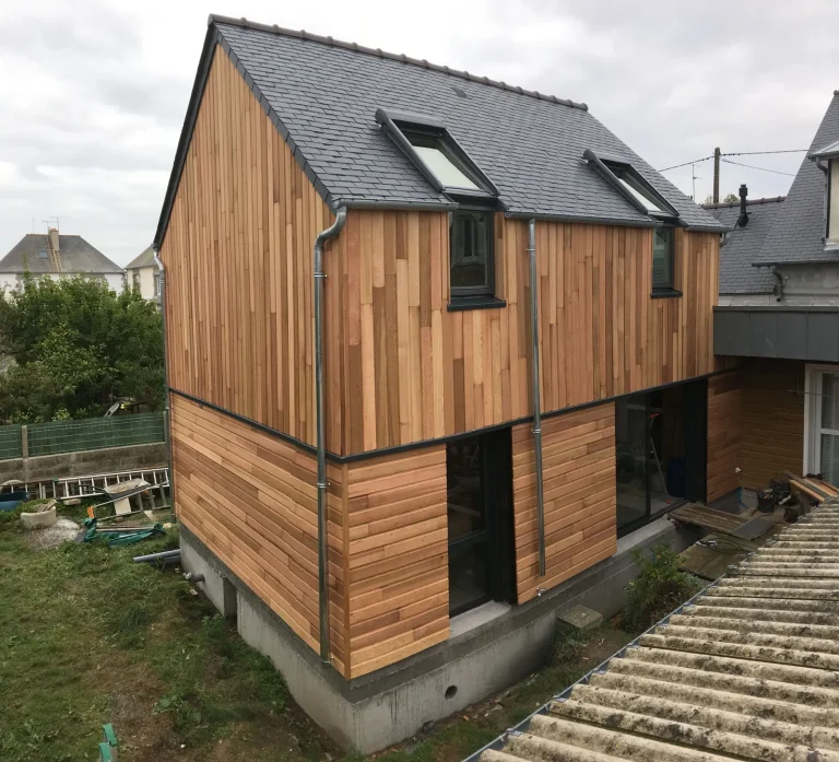 Extensions en zinc et en bois