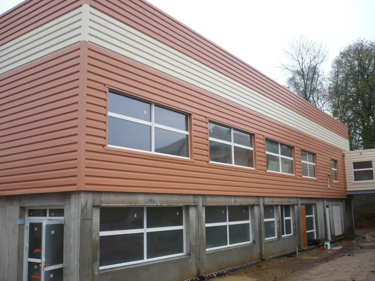 Bardage façade - réalisation Bonhomme Couverture