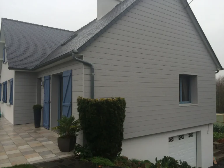 Bardage façade - réalisation Bonhomme Couverture