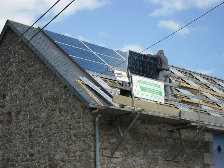 Photovoltaïque - réalisation Bonhomme Couverture